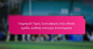 Γκαμπριέλ Τόρες: Συνεισφορές στην εθνική ομάδα, Διεθνής επιτυχία, Επιτεύγματα